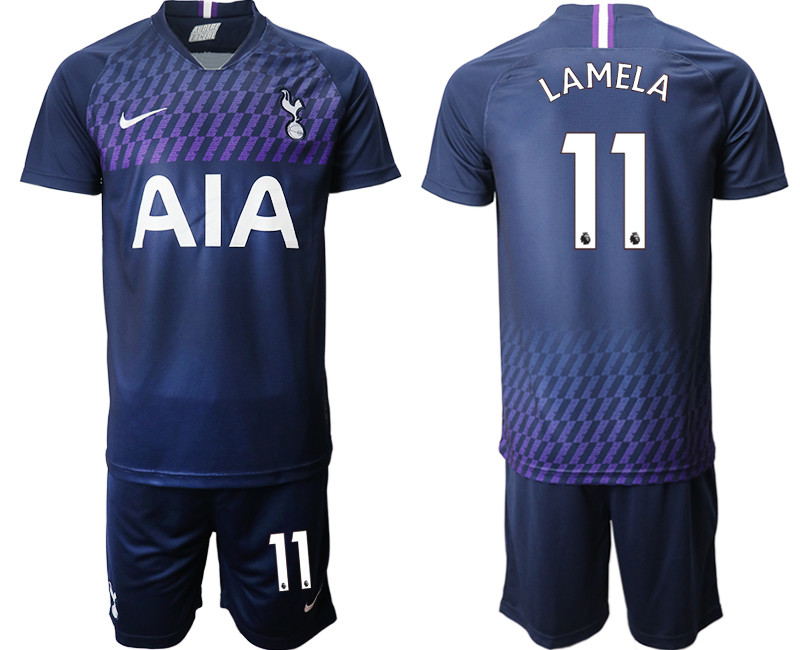 2019 20 Tottenham Hotspur 11 LAMELA Away Soccer Jersey