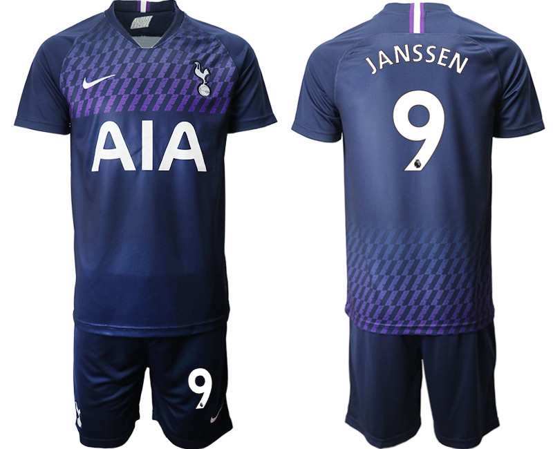 2019 20 Tottenham Hotspur 9 JANSSEN Away Soccer Jersey