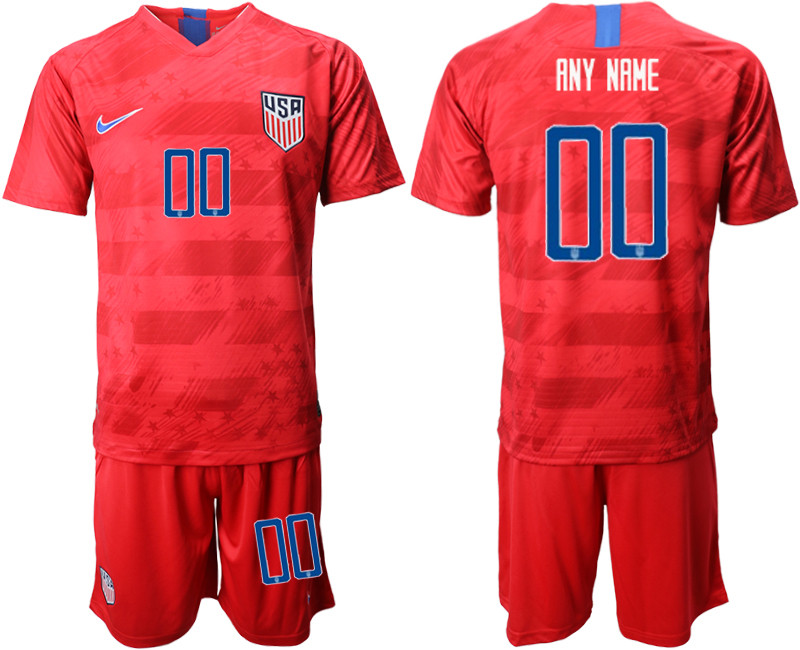 2019 20 USA Customized Away Soccer Jersey