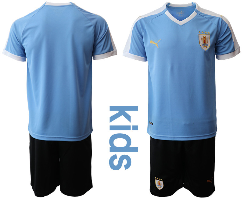 2019 20 Uruguay Youth Home Soccer Jersey