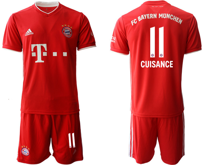 2020 21 Bayern Munich 11 CUISANCE Home Soccer Jersey