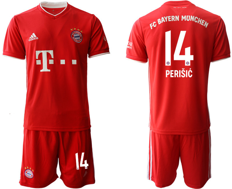 2020 21 Bayern Munich 14 PERISIC Home Soccer Jersey