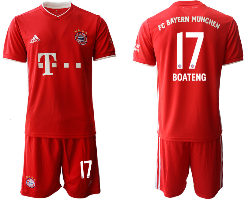 2020 21 Bayern Munich 17 BOATENG Home Soccer Jersey