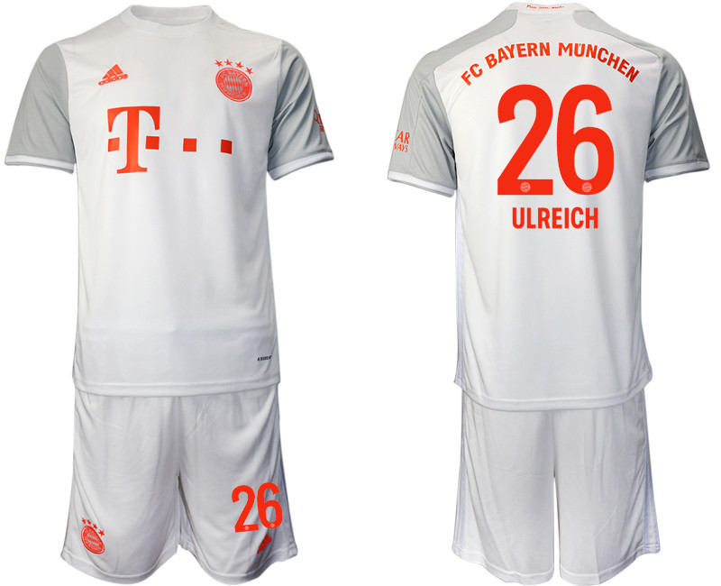 2020 21 Bayern Munich 26 ULREICH Away Soccer Jersey