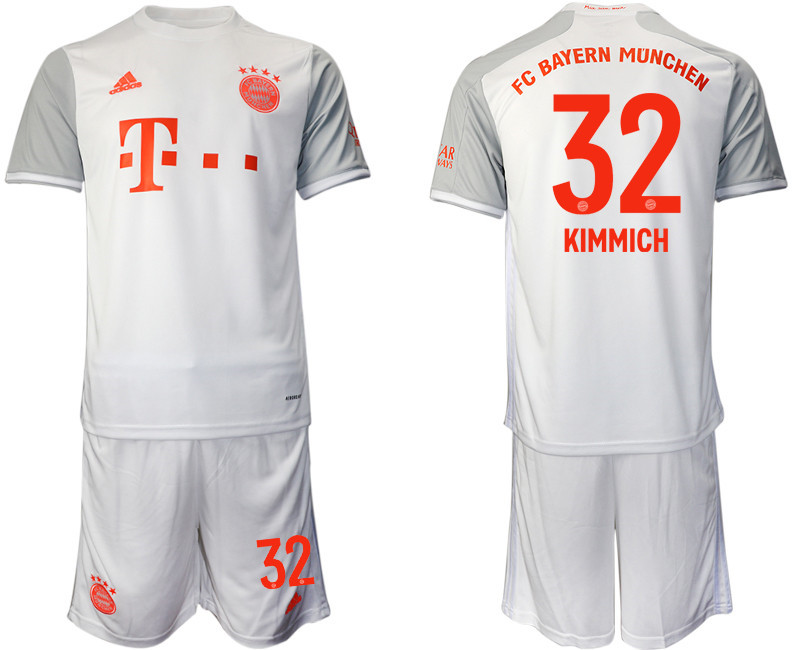 2020 21 Bayern Munich 32 KIMMICH Away Soccer Jersey