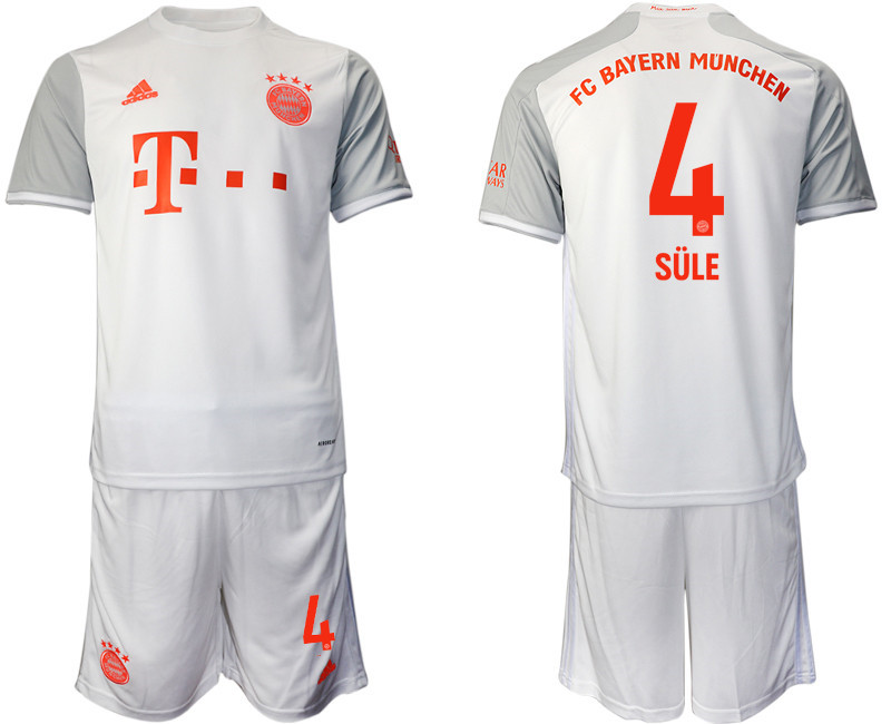 2020 21 Bayern Munich 4 SULE Away Soccer Jersey