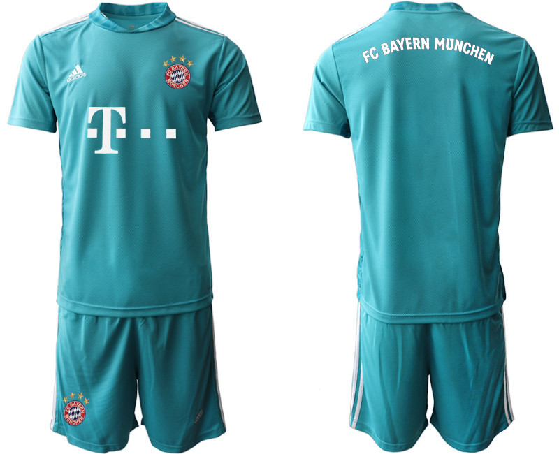 2020 21 Bayern Munich Blue Goalkeeper Soccer Jersey