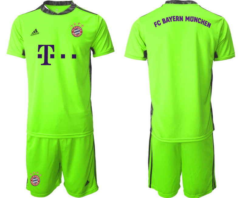 2020 21 Bayern Munich Fluorescent Green Soccer Jersey