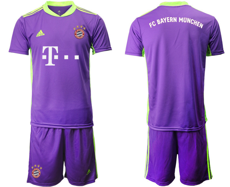 2020 21 Bayern Munich Purple Soccer Jersey