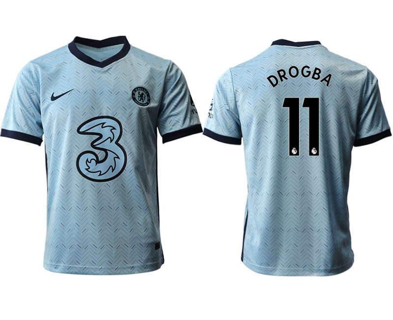 2020 21 Chelsea 11 DROGBA Away Thailand Soccer Jersey