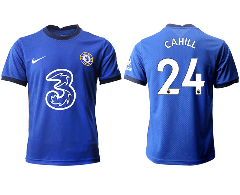 2020 21 Chelsea 24 CAHILL Home Thailand Soccer Jersey