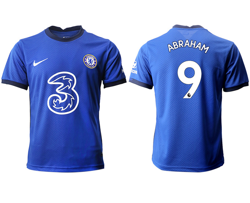 2020 21 Chelsea 9 ABRAHAM Home Thailand Soccer Jersey