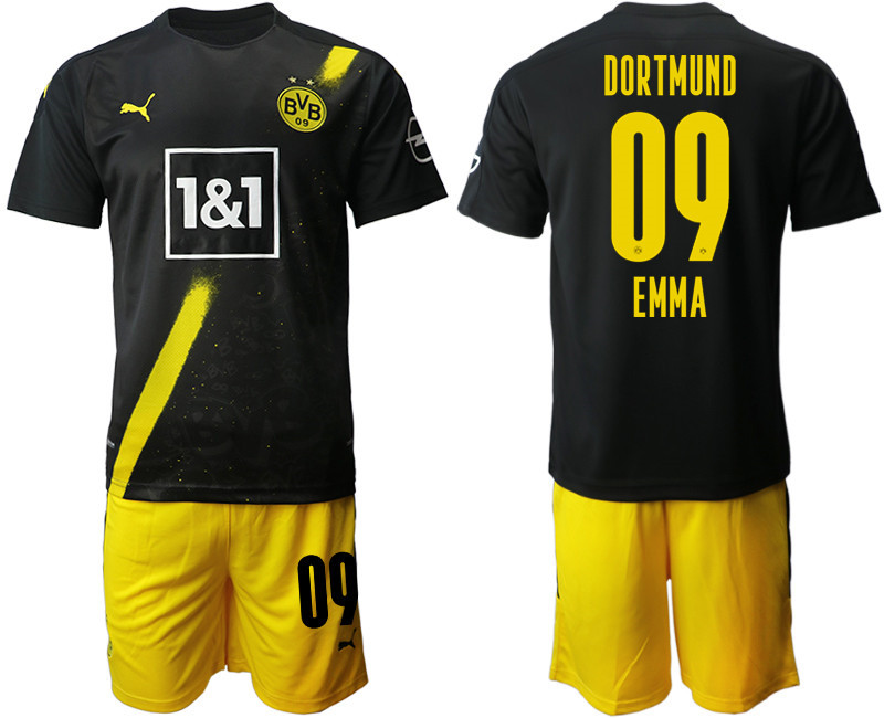 2020 21 Dortmund 09 EMMA Away Soccer Jersey