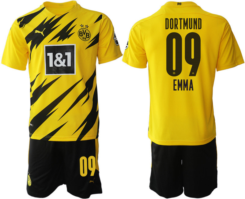 2020 21 Dortmund 09 EMMA Home Soccer Jersey