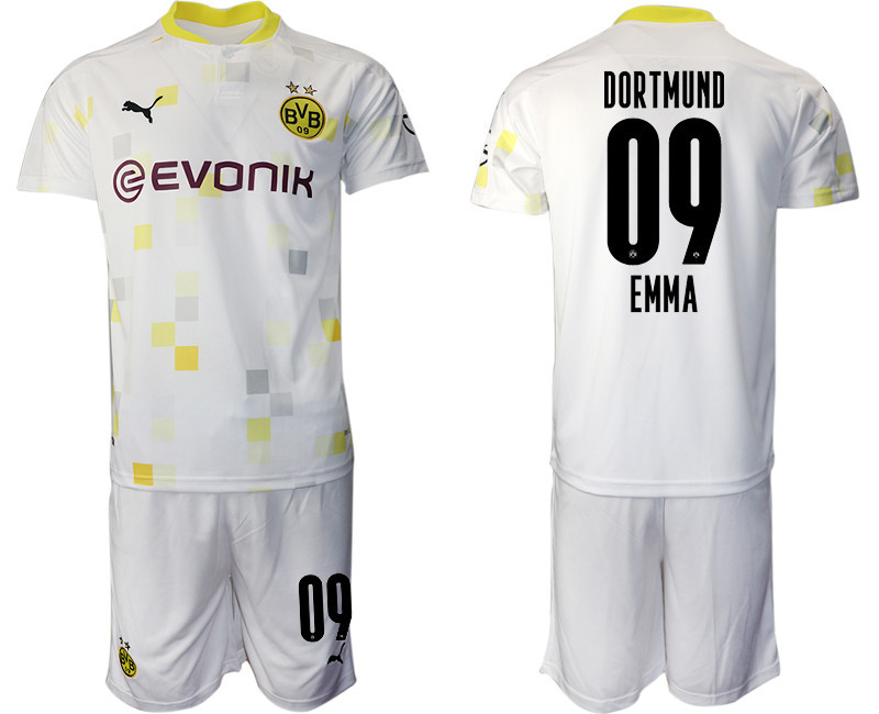 2020 21 Dortmund 09 EMMA Third Away Soccer Jersey