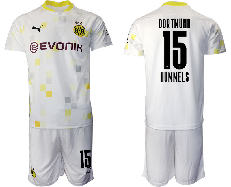 2020 21 Dortmund 15 HUMMELS Third Away Soccer Jersey