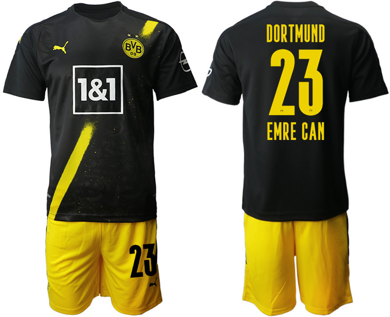 2020 21 Dortmund 23 EMRE CAN Away Soccer Jersey