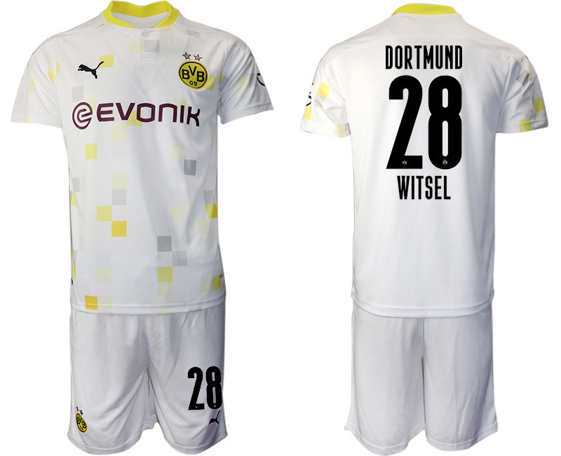 2020 21 Dortmund 26 WITSEL Third Away Soccer Jersey