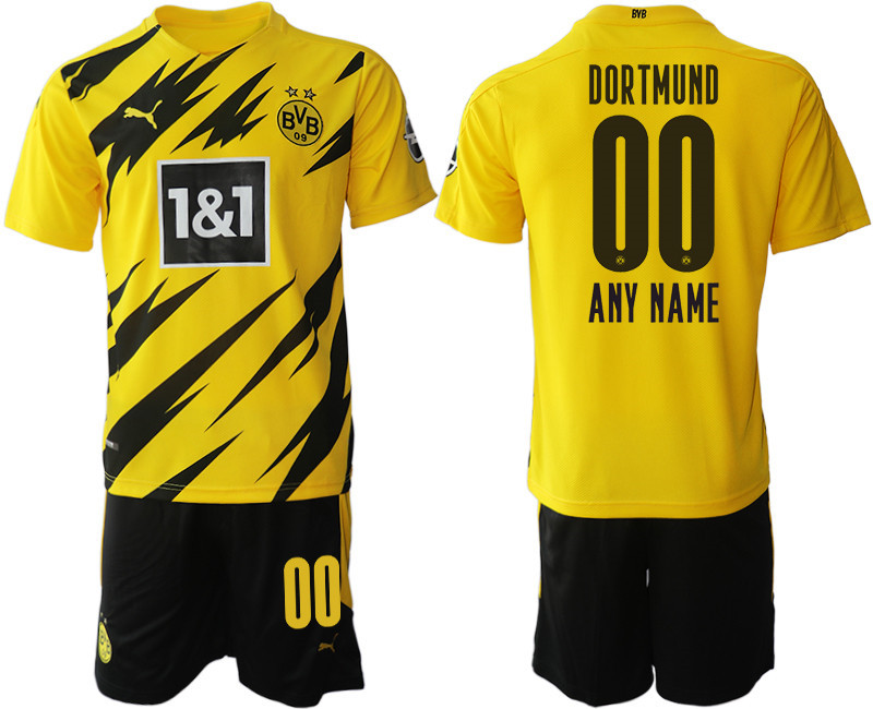2020 21 Dortmund Customized Home Soccer Jersey