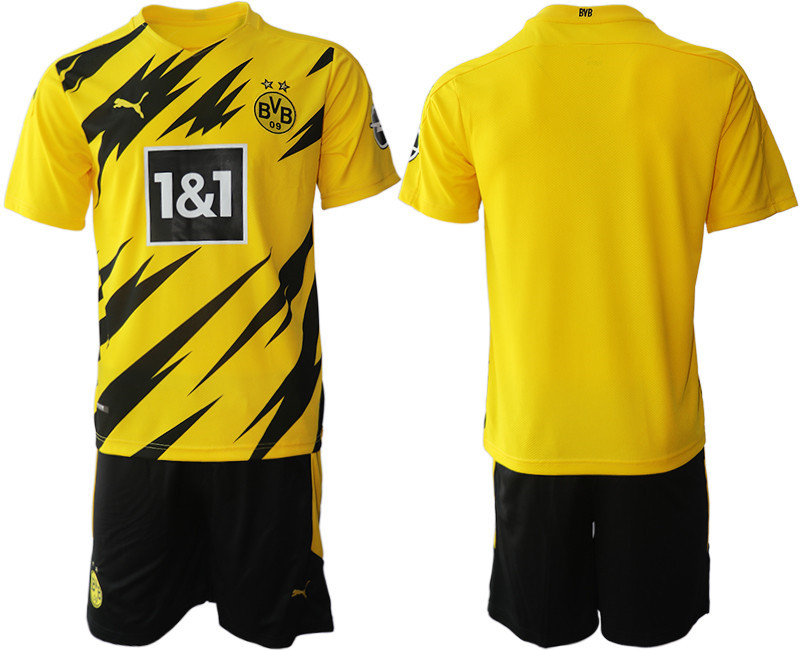 2020 21 Dortmund Home Soccer Jersey
