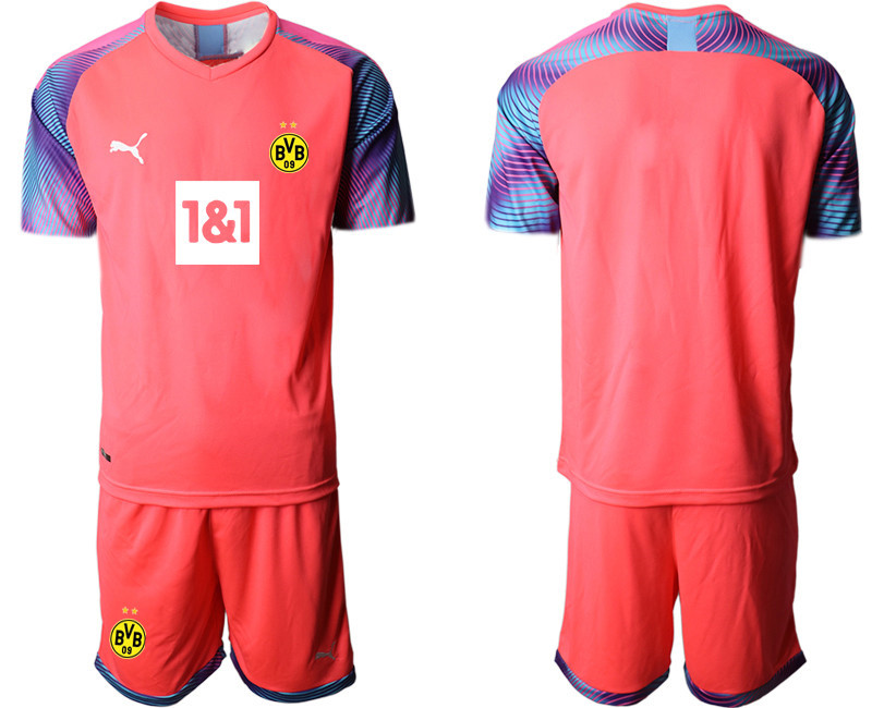 2020 21 Dortmund Pink Goalkeeper Soccer Jersey