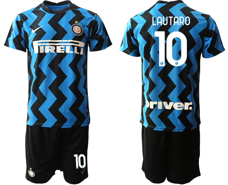 2020 21 Inter Milan 10 LAUTARO Home Soccer Jersey