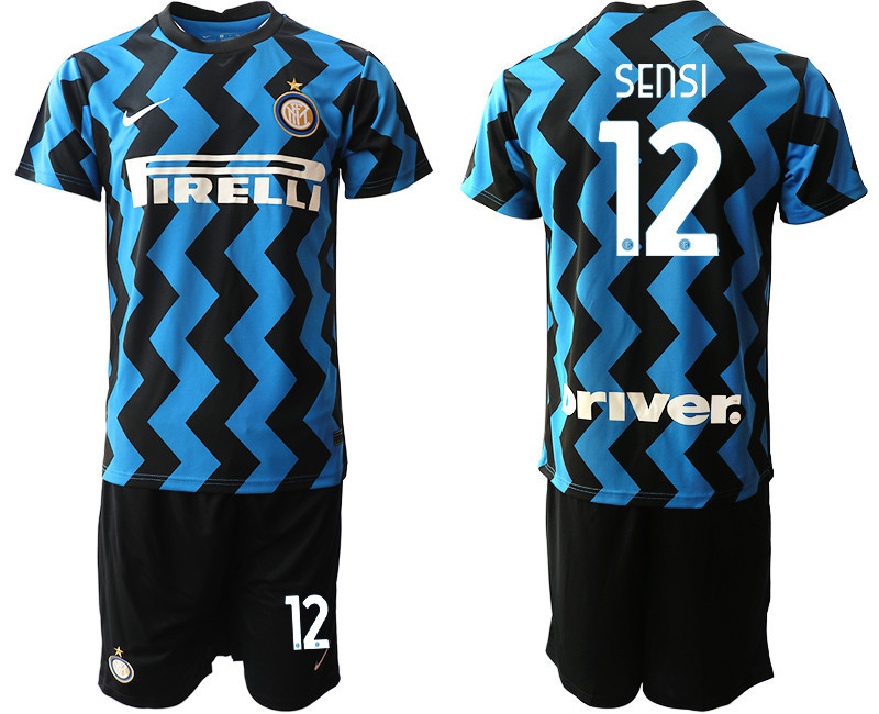 2020 21 Inter Milan 12 SENSI Home Soccer Jersey