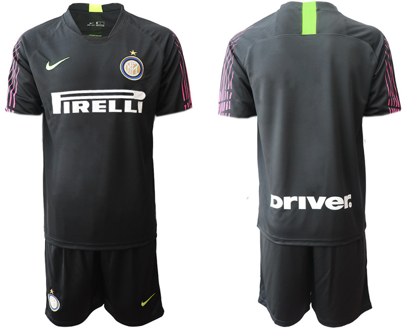 2020 21 Inter Milan Black Goalkeeper Soccer Jerseys