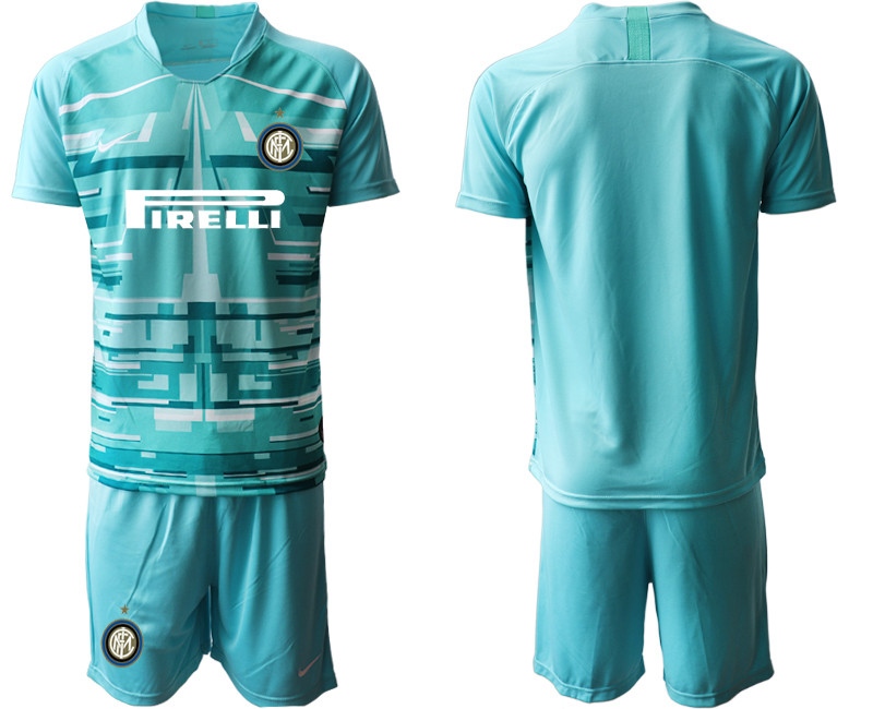 2020 21 Inter Milan Blue Goalkeeper Soccer Jerseys