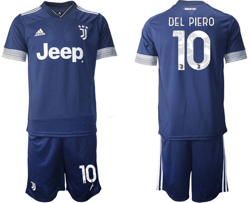 2020 21 Juventus 10 DEL PIERO Away Soccer Jersey