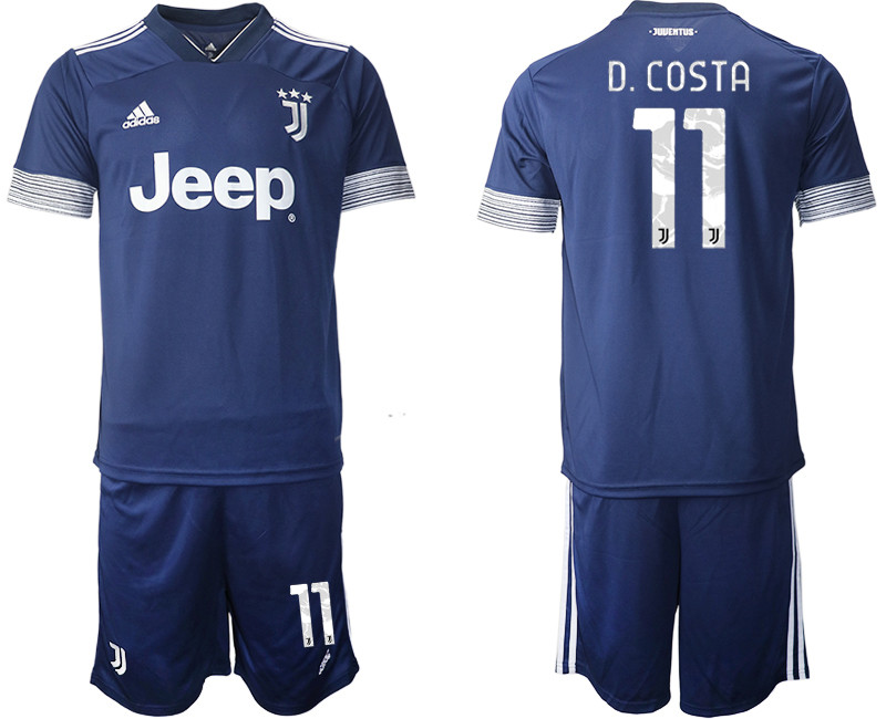 2020 21 Juventus 11 D. COSTA Away Soccer Jersey