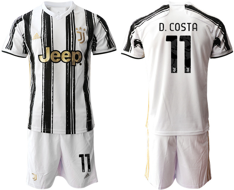2020 21 Juventus 11 D. COSTA Home Soccer Jersey
