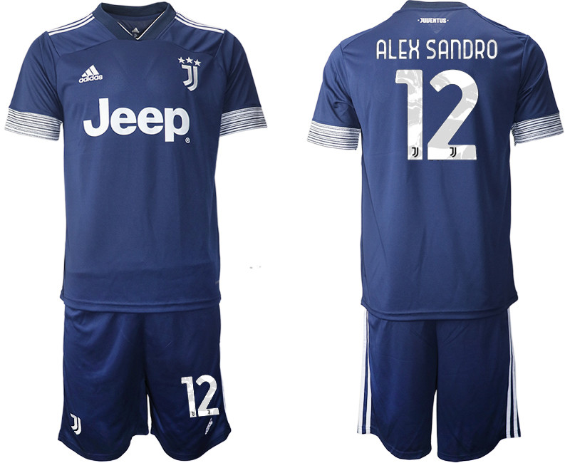 2020 21 Juventus 12 ALEX SANDRO Away Soccer Jersey