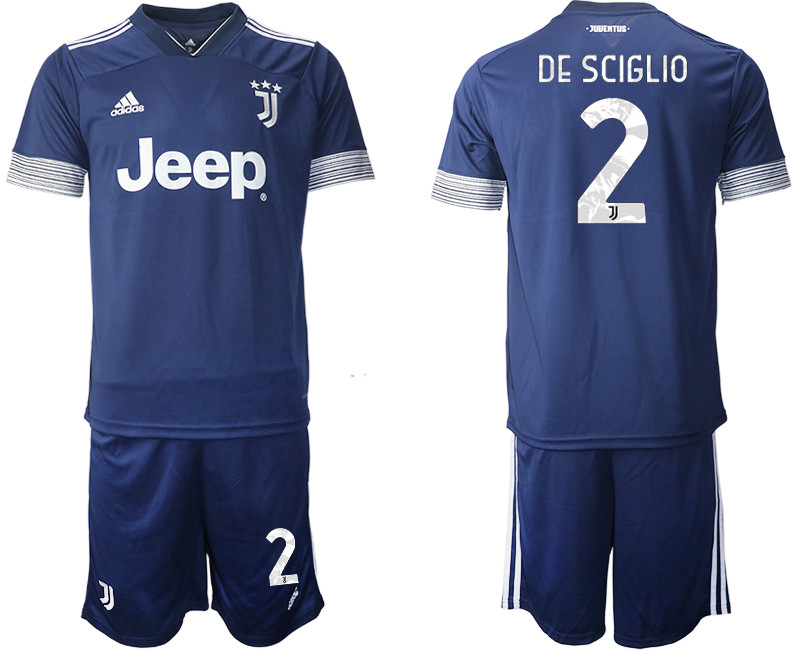 2020 21 Juventus 2 DE SCIGLIO Away Soccer Jersey