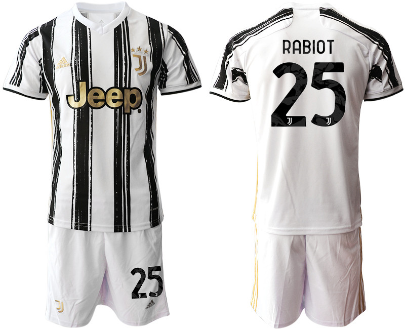 2020 21 Juventus 25 RABIOT Home Soccer Jersey