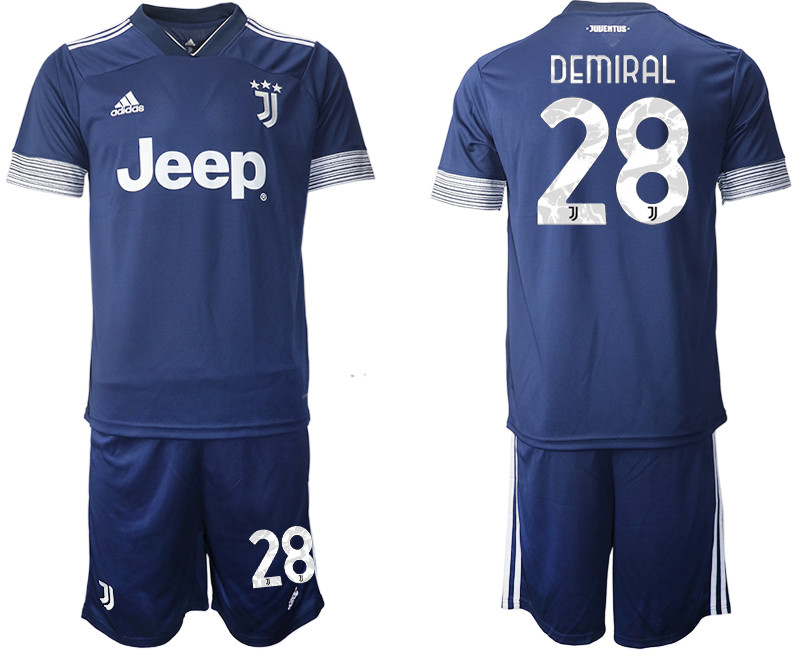 2020 21 Juventus 28 DEMIRAL Away Soccer Jersey