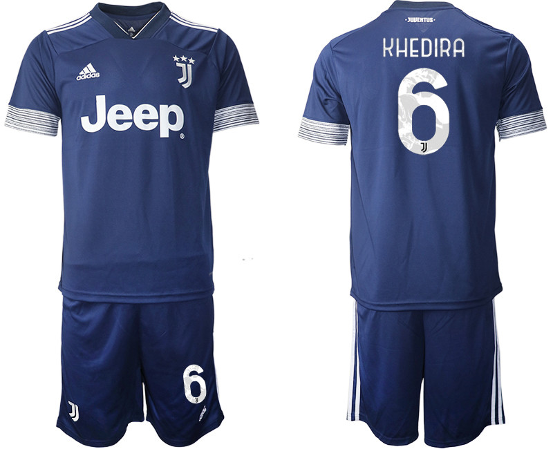 2020 21 Juventus 6 KHEDIRA Away Soccer Jersey