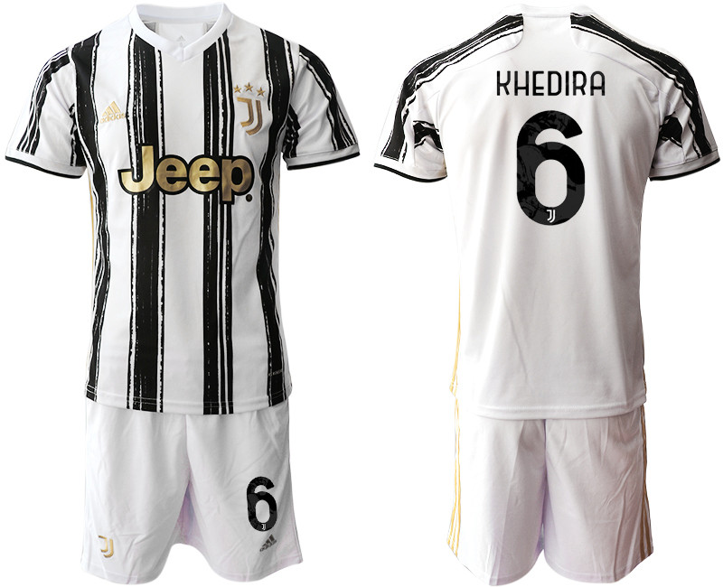 2020 21 Juventus 6 KHEDIRA Home Soccer Jersey