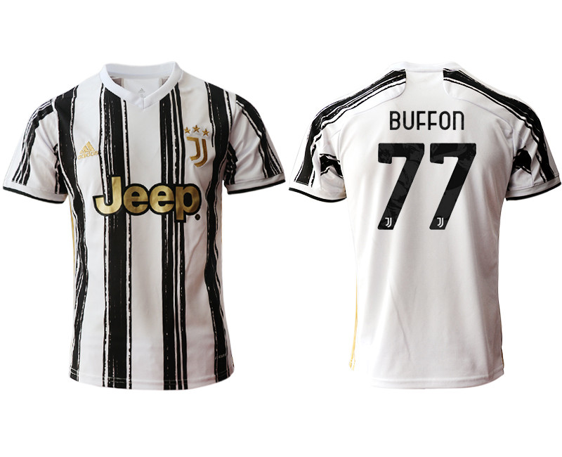 2020 21 Juventus 77 BUFFON Home Thailand Soccer Jersey