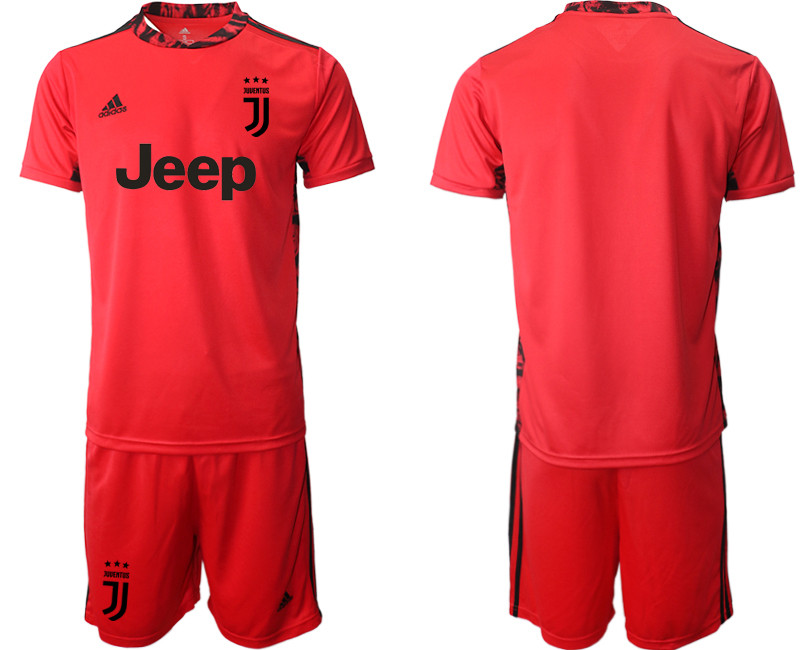 2020 21 Juventus Red Goalkeeper Soccer Jersey