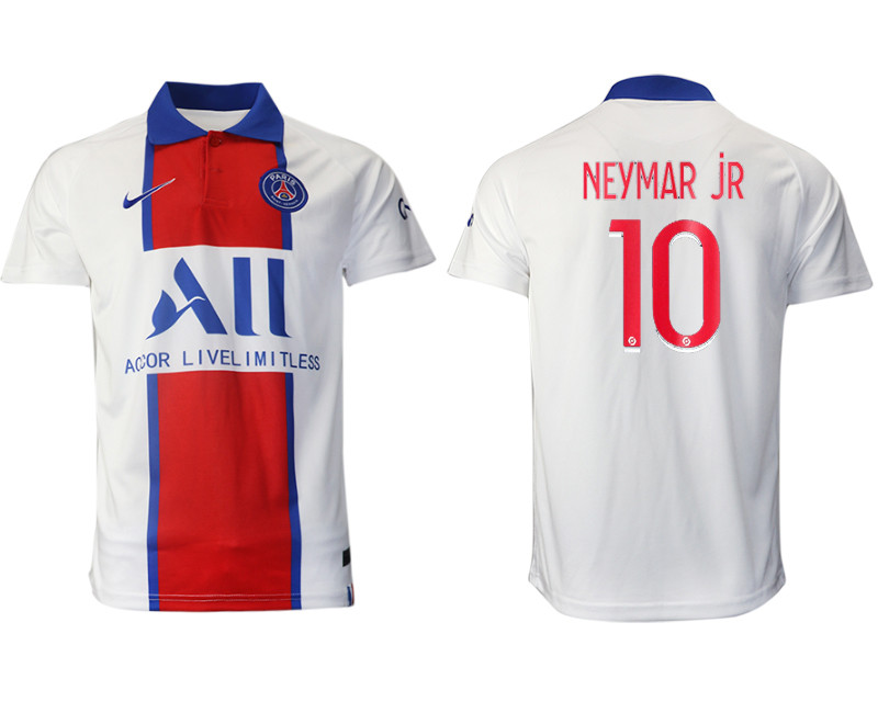 2020 21 Paris Saint Germain 10 NEYMAR jR Away Thailand Soccer Jersey