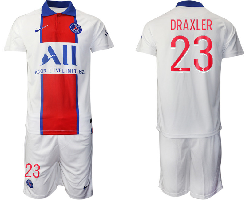 2020 21 Paris Saint Germain 23 DRAXLER Away Soccer Jersey