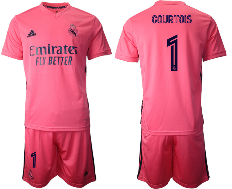 2020 21 Real Madrid 1 COURTOIS Away Soccer Jersey