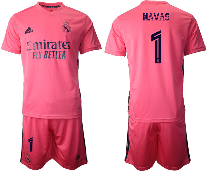 2020 21 Real Madrid 1 NAVAS Away Soccer Jersey
