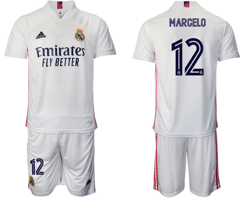 2020 21 Real Madrid 12 MARCELO Home Soccer Jersey