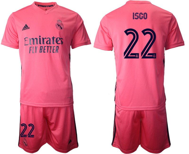 2020 21 Real Madrid 22 ISCO Away Soccer Jersey