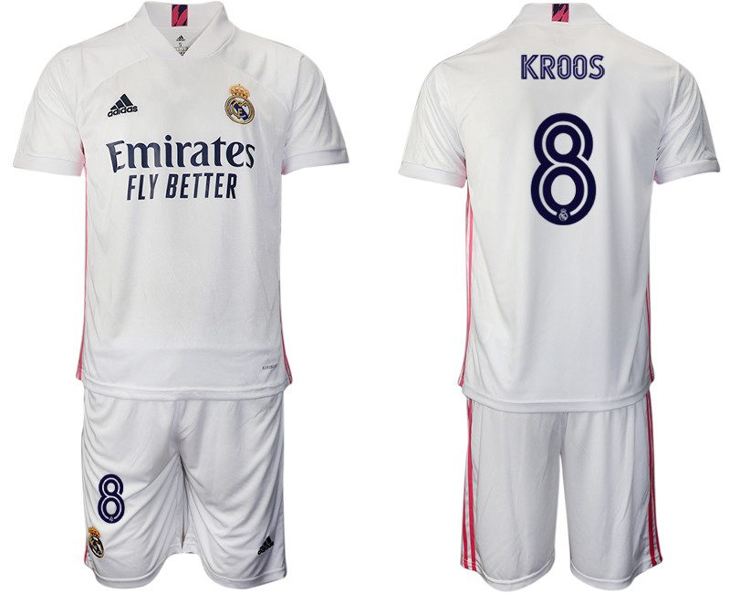2020 21 Real Madrid 8 KROOS Home Soccer Jersey