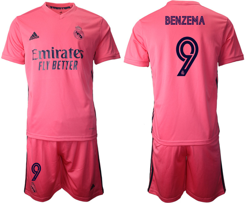 2020 21 Real Madrid 9 BENZEMA Away Soccer Jersey