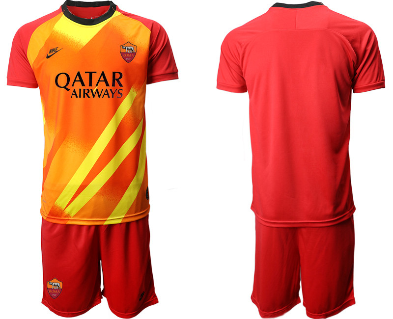 2020 21 Roma Red Goalkeeper Soccer Jersey