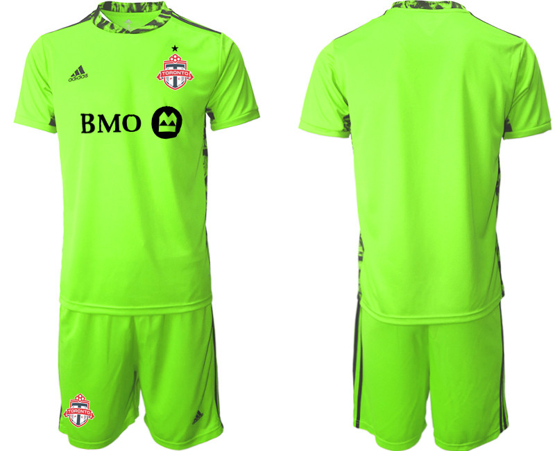 2020 21 Toronto Fluorescent Green Goalkeeper Soccer Jersey